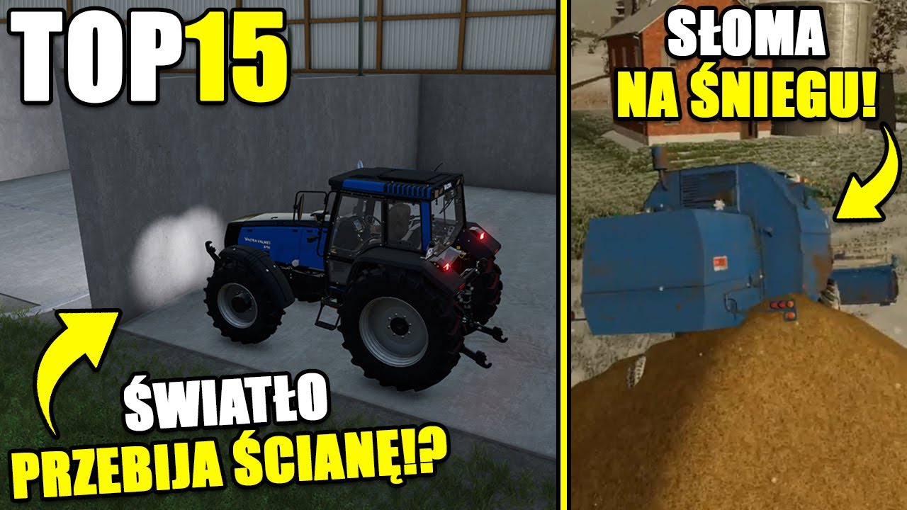[CZ.2] TOP 15 NAJWIĘKSZYCH BŁĘDÓW W SERII GIER FARMING SIMULATOR💀😬🚜