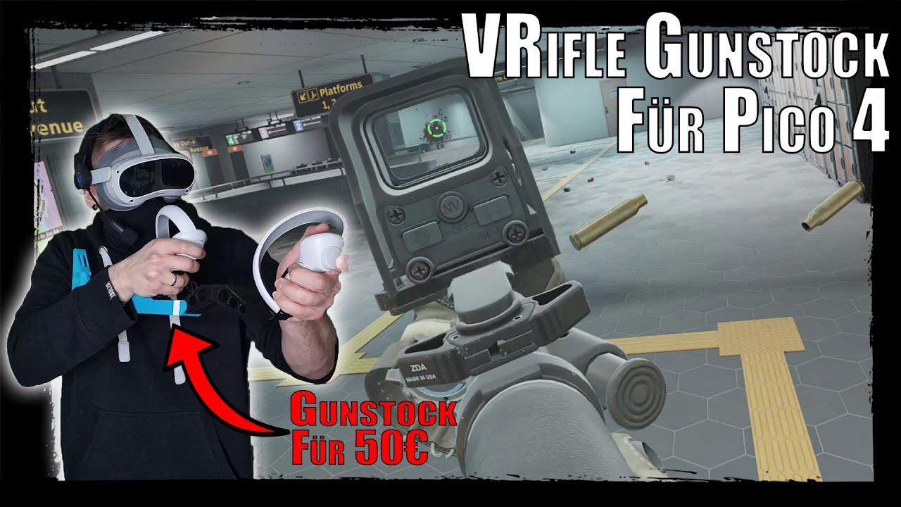 Günstige Gunstock Alternative für Pico 4 inkl. Schulterstütze | Vrifle Casual