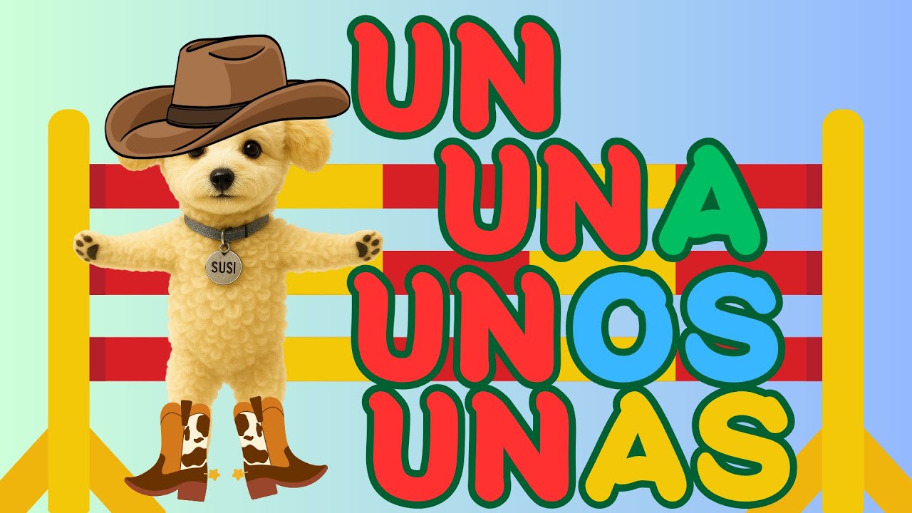 UN, UNA, UNOS, UNAS. SUPER SUSI te ense&ntilde;a a diferenciar los INDETERMINADOS o INDEFINIDOS.