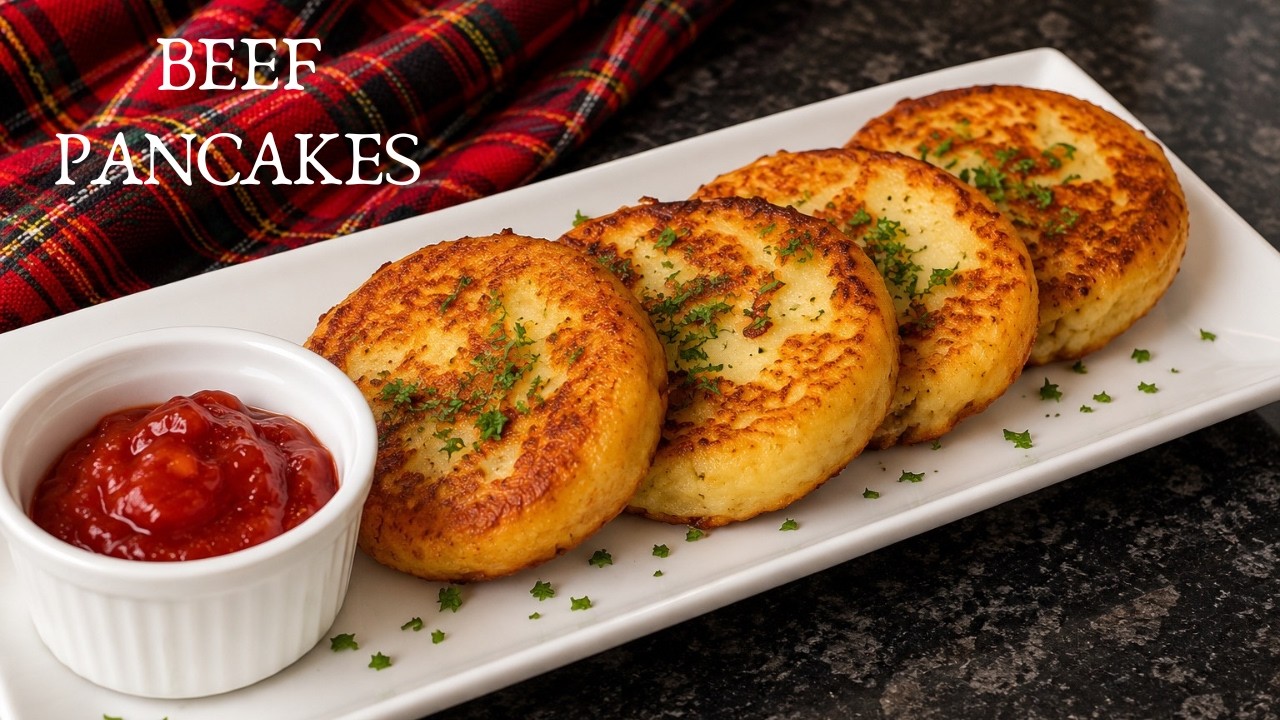 Beef Stuffed Potato Pancakes | Easy Potato Recipes | Savoury Pancakes