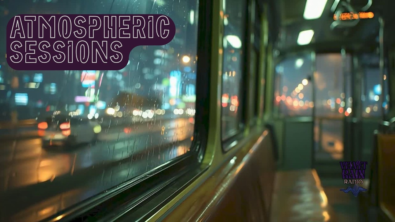 Rainy Night Train 🚆 Urban Jazz Playing in Another Room