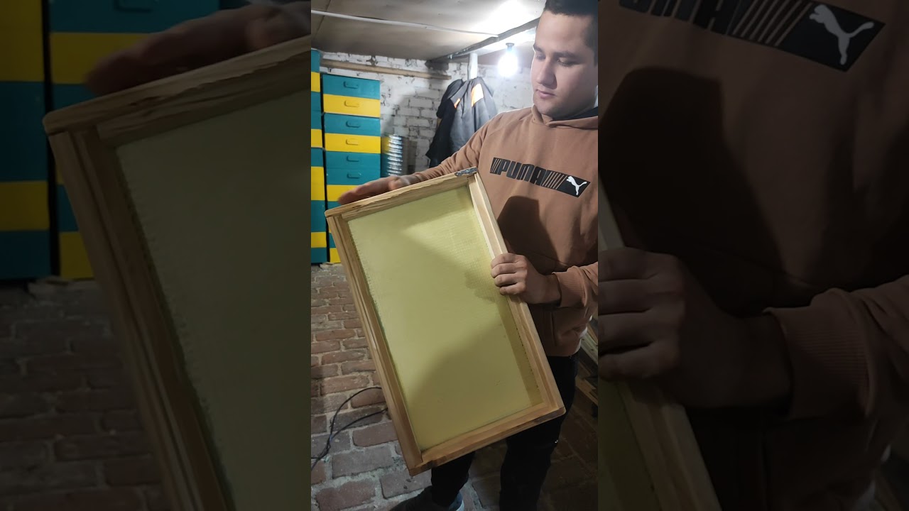 Улей шестирамочник из еппс с деревянной обвязкой своими руками )))