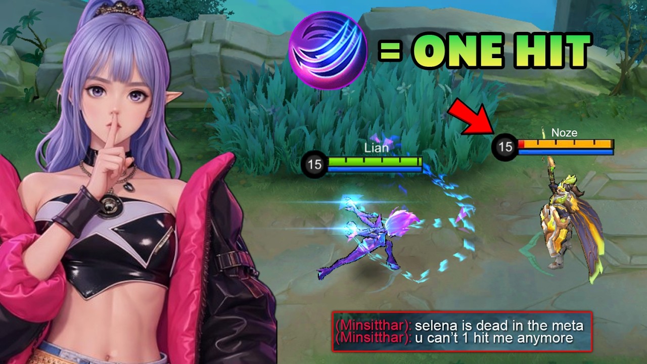 SELENA FIRST SKILL = ONE KILL IS BACK!! - THIS BUILD IS INSANE AND YOU SHOULD TRY THIS!!