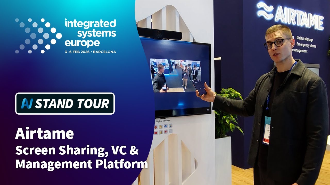 ISE 2026: Airtame Stand Tour