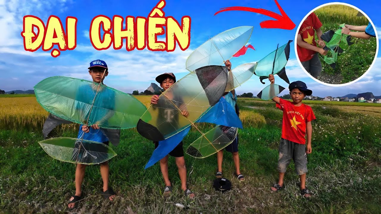 Đại Chiến Diều Mẹ Bồng Con Tự Chế Của Các Nghiện Nhân Trong Xóm