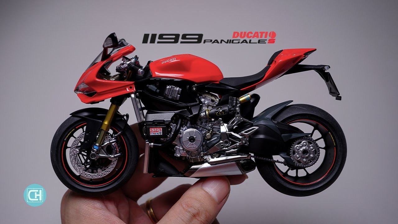 DUCATI 1199 Panigale S TAMIYA 1/12 Model Motorcycle Build [Full Version]