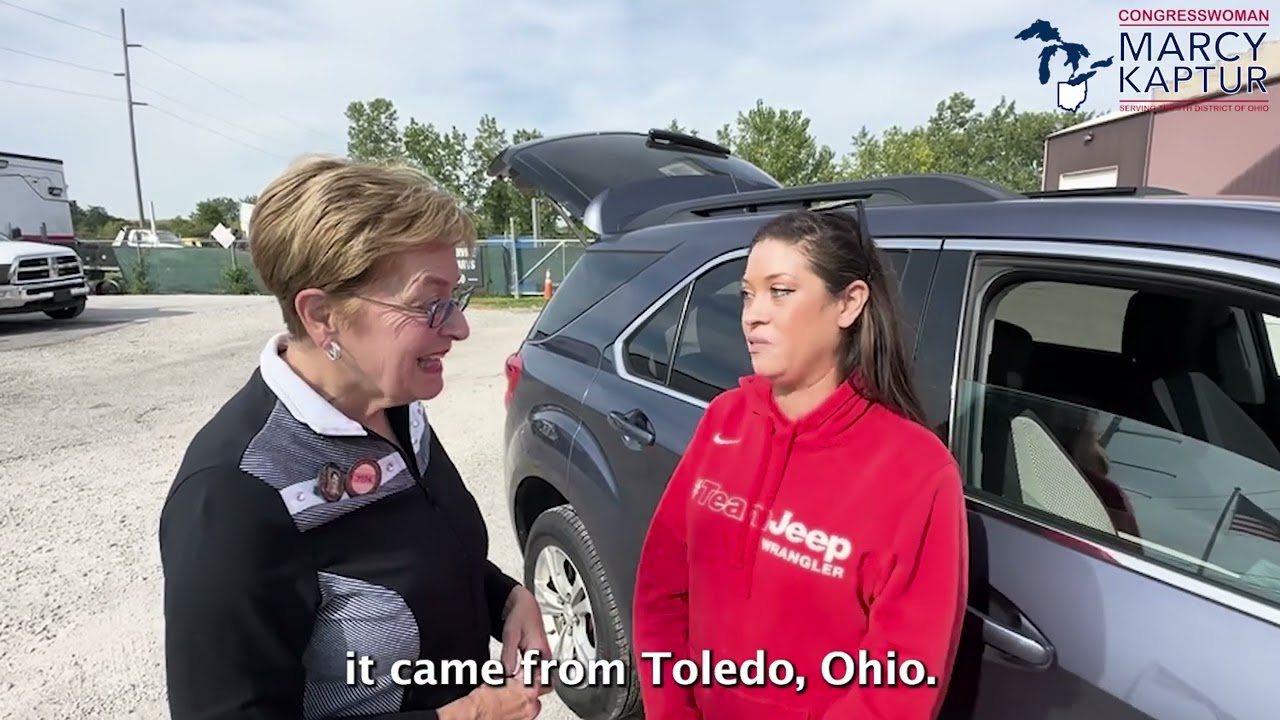 Congresswoman Kaptur Joins UAW Local 12 In Solidarity On Picket Line At Jeep Facility In Toledo Ohio
