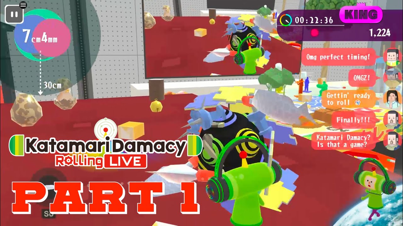 【Katamari Damacy Rolling LIVE】Full Playthrough • Part 1 • No Commentary