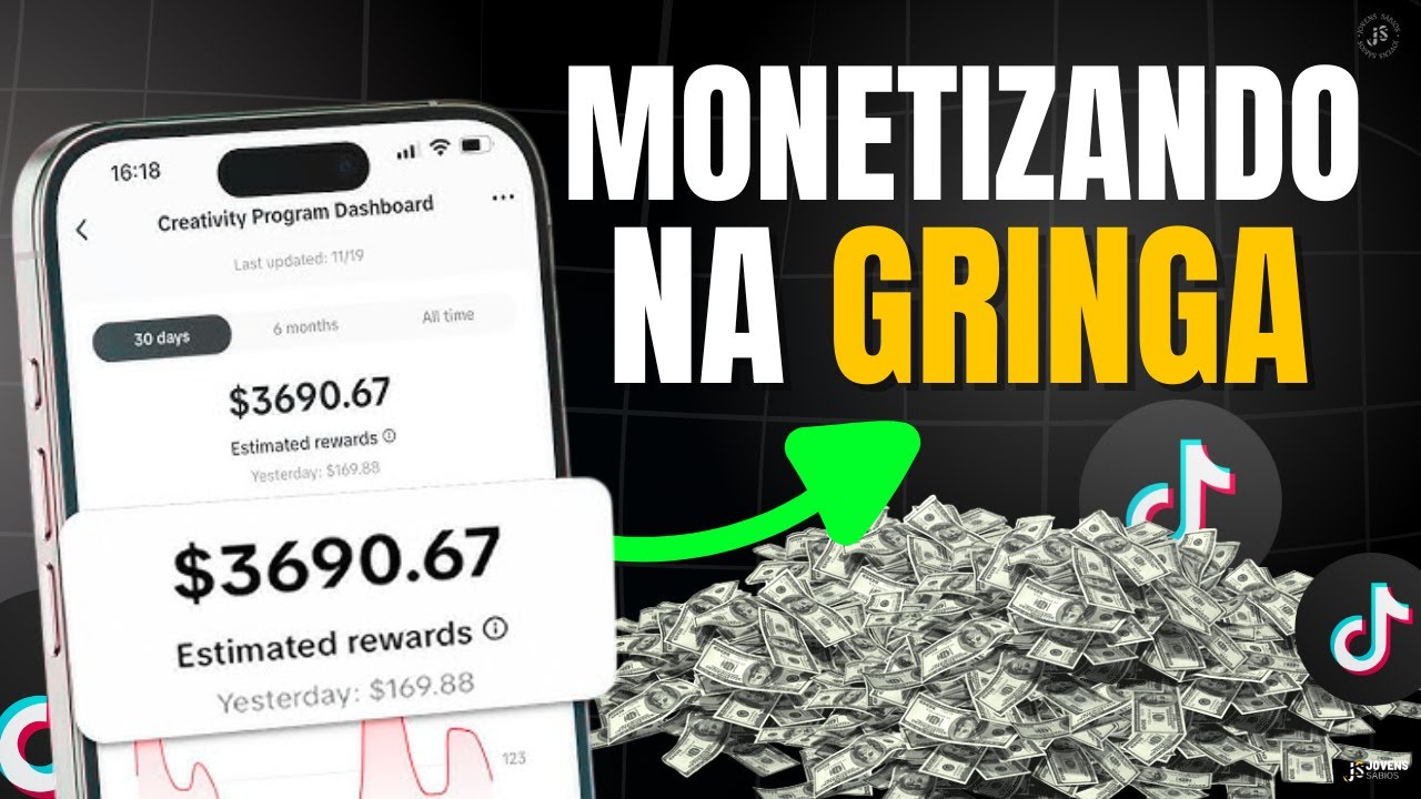 Comece no TikTok Gringo HOJE! Tutorial Fácil e Rápido