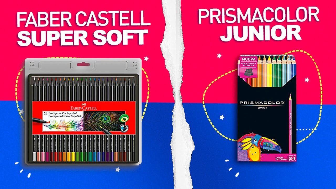 Faber castell Super Soft vs Prismacolor JR