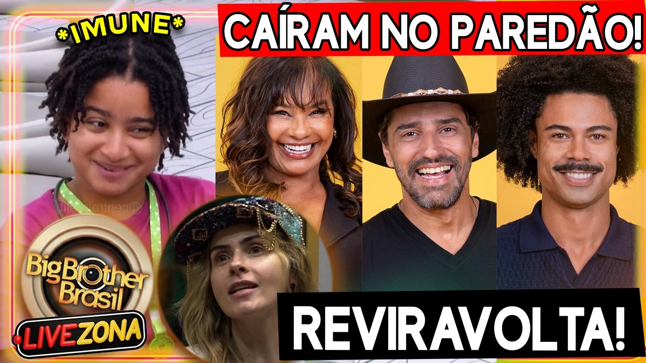 🚨BBB26: COWBOY, SOLANGE e BRENO CAEM NO PARED&Atilde;O! MILENA FICA IMUNE e ANA PAULA RENAULT VAI PRO VIP!🔥
