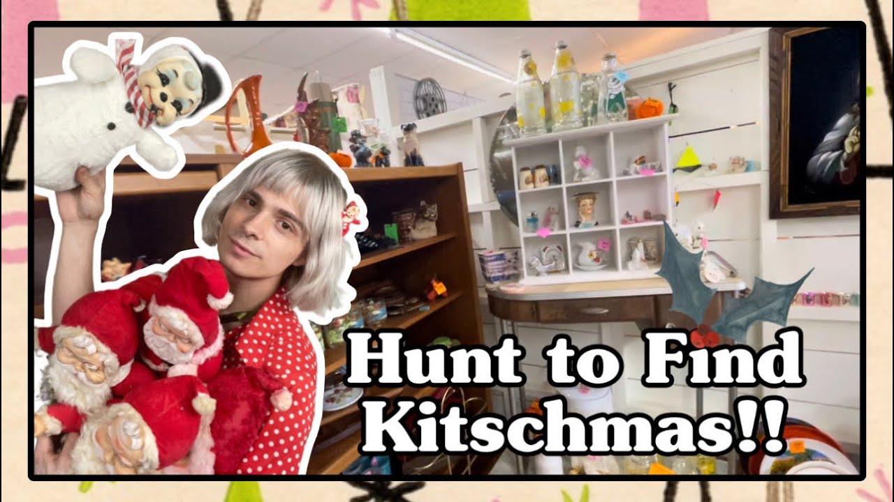 Let’s Find Some Vintage Christmas! Sho Kitsch With Me! Antique store / Thrift store￼ Finds