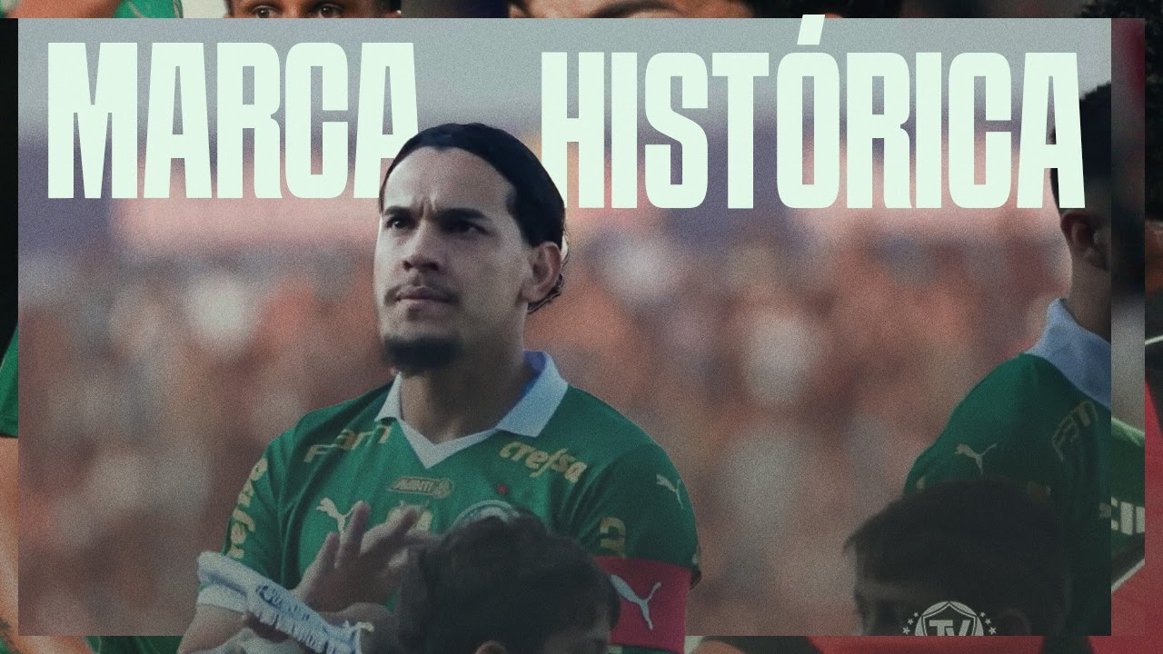 GUSTAVO G&Oacute;MEZ ATINGE MARCA HIST&Oacute;RICA NO PALMEIRAS