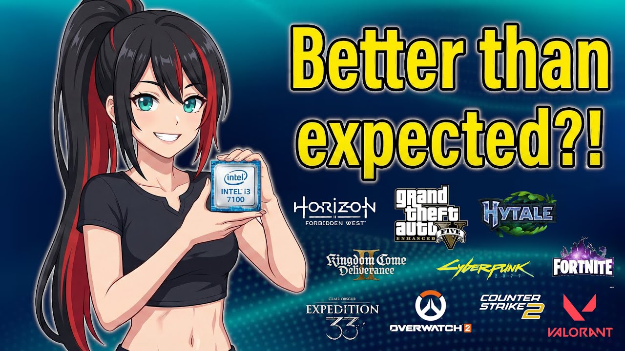 GAMING on an Intel i3 7100 in 2026?! [ 13 GAMES TESTED ]