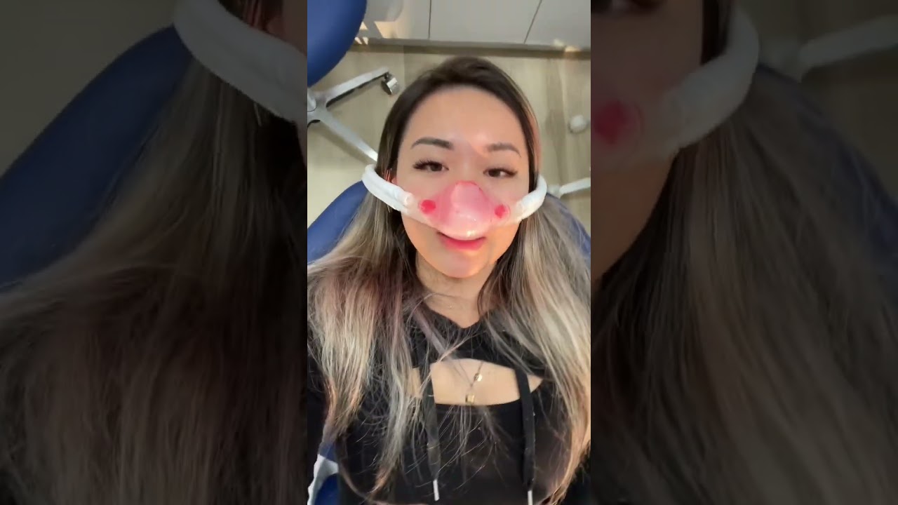 Getting laughing gas for the first time at my dentist #laughinggas #dentist #dentistappointment