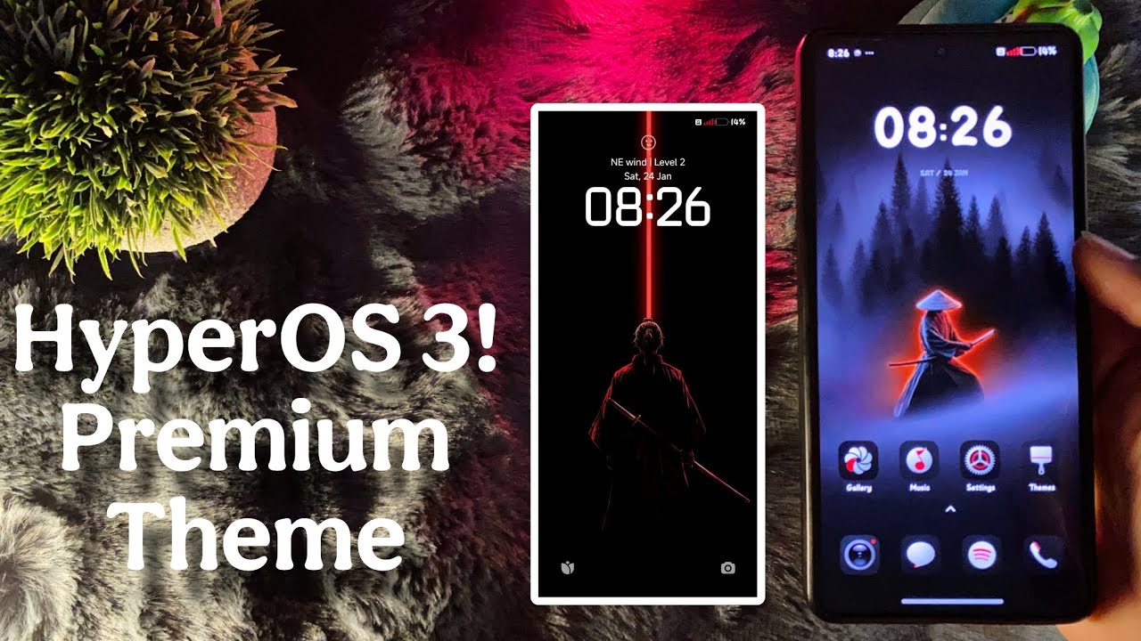 Режим &laquo;Черный ниндзя&raquo; в HyperOS 3 😈 | Премиум-тема Ultra Dark | #hyperos3
