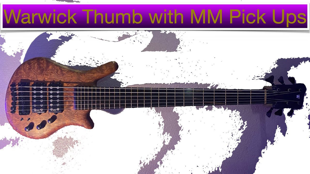Warwick Thumb Custom Shop 6 with MM's