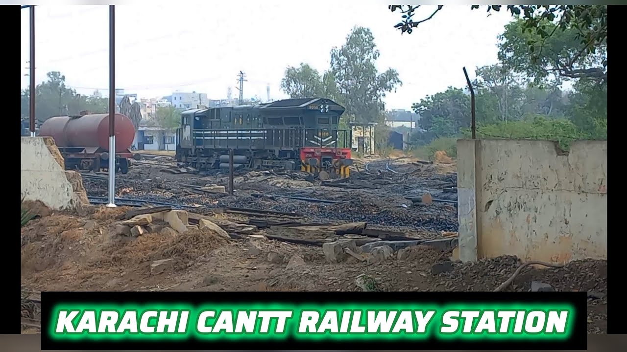 KARACHI LOCOMOTIVE SHED OUTSIDE VIEW 