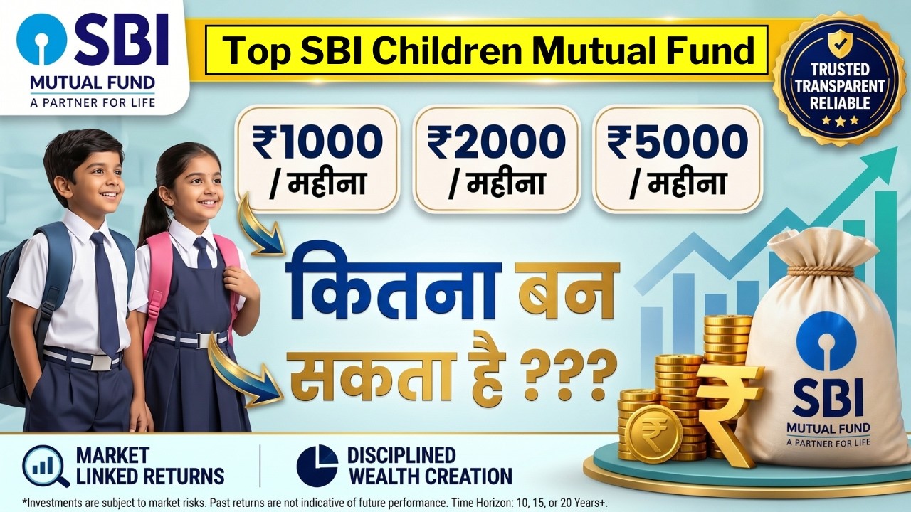 Best SBI Children Mutual fund | sbi magnum children's benefit fund | SBI Children SIP Plan