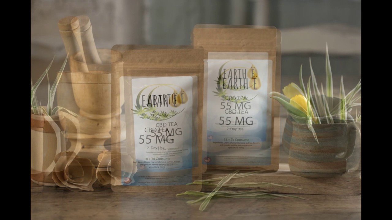 CBD Tea photo shoot by EarthE CBD