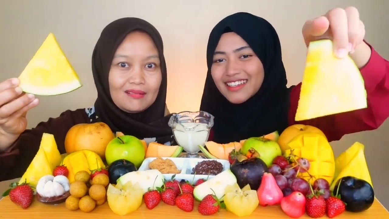 NO CUT NO EDIT ‼️ MUKBANG BUAH BUAHAN BARENG MAMA PART 2 | FRUIT PARTY