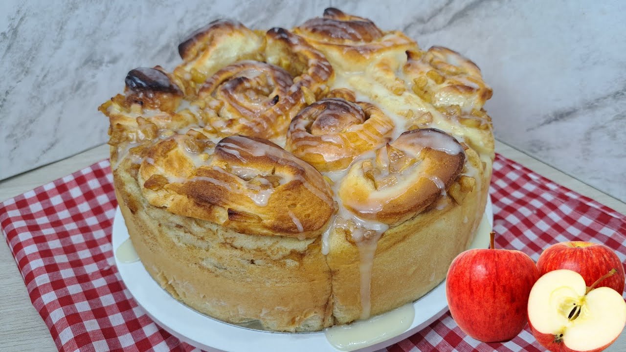 ROSCA DE MAÇÃ FOFINHA E DELICIOSA | PERFEITA PARA O CAFÉ | NOSSA COZINHA