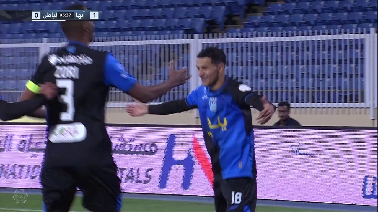 أهداف مباراة أبها 3 - 2 الباطن (الجولة الـ23)