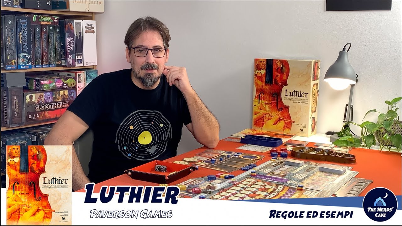 Luthier Boardgame &ndash; Tutorial Completo in Italiano: Setup, Regolamento, Esempi e Turni di Gioco.