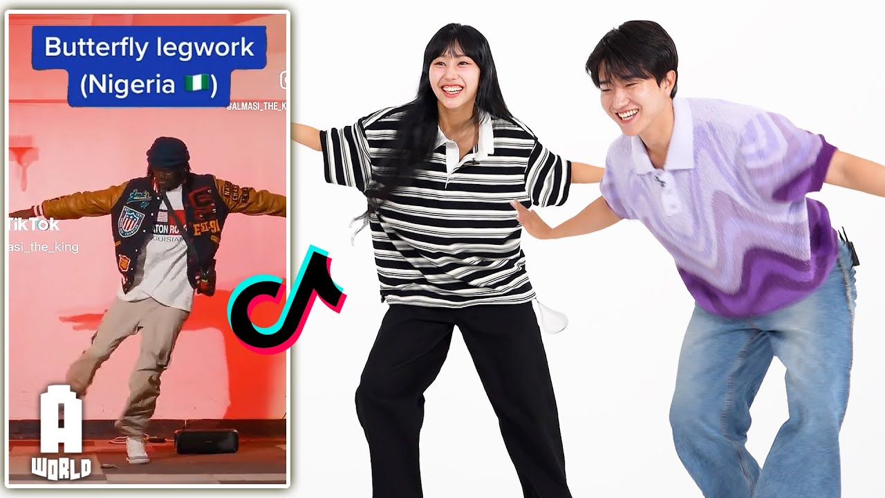 Korean Try the Hardest African Dance Moves For thr First Time!