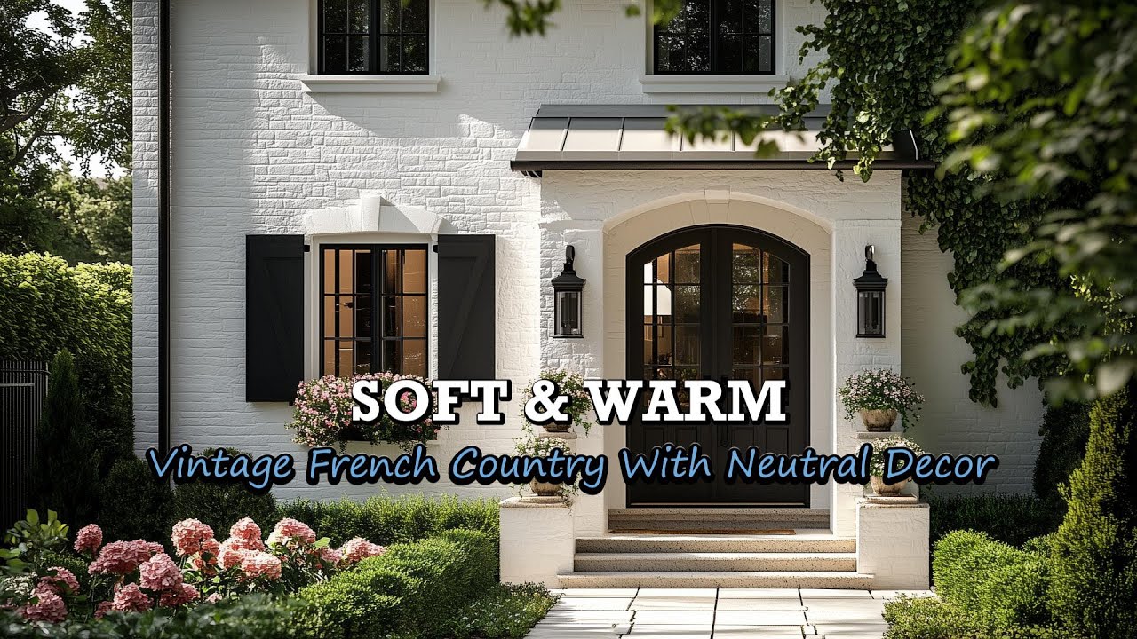 Soft Warm Neutral Colour Scheme: Vintage French Country With Neutral Decor