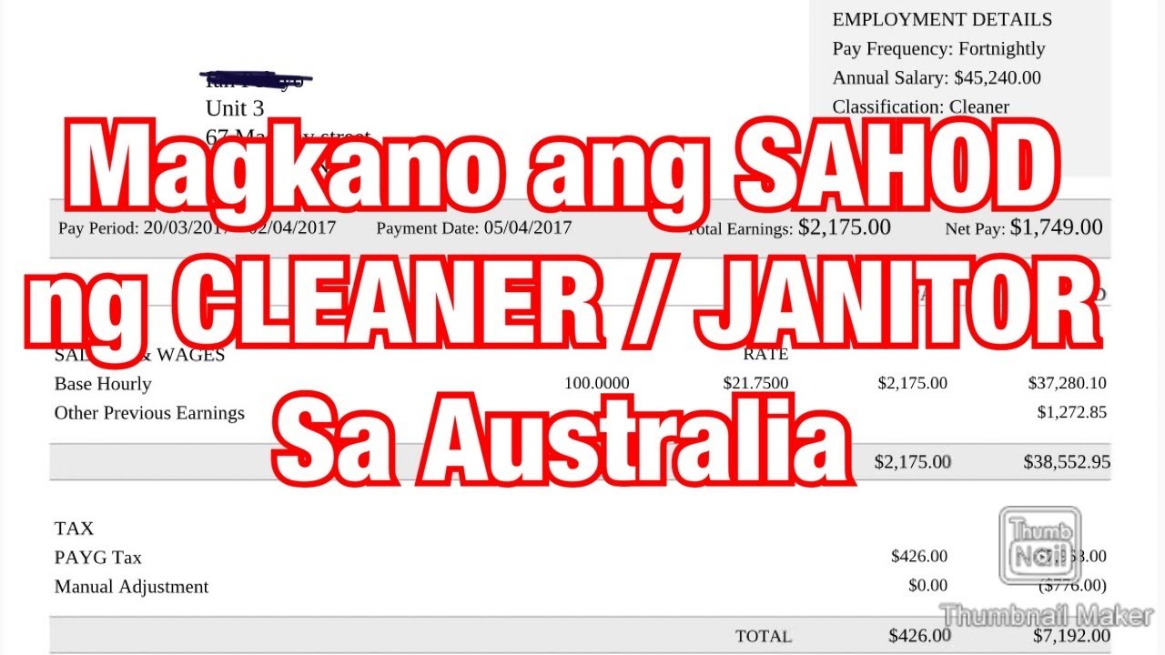 SAHOD NG CLEANER SA AUSTRALIA | in-Demand Job sa Australia ang Cleaner | OFW FAMILY SA AUSTRALIA
