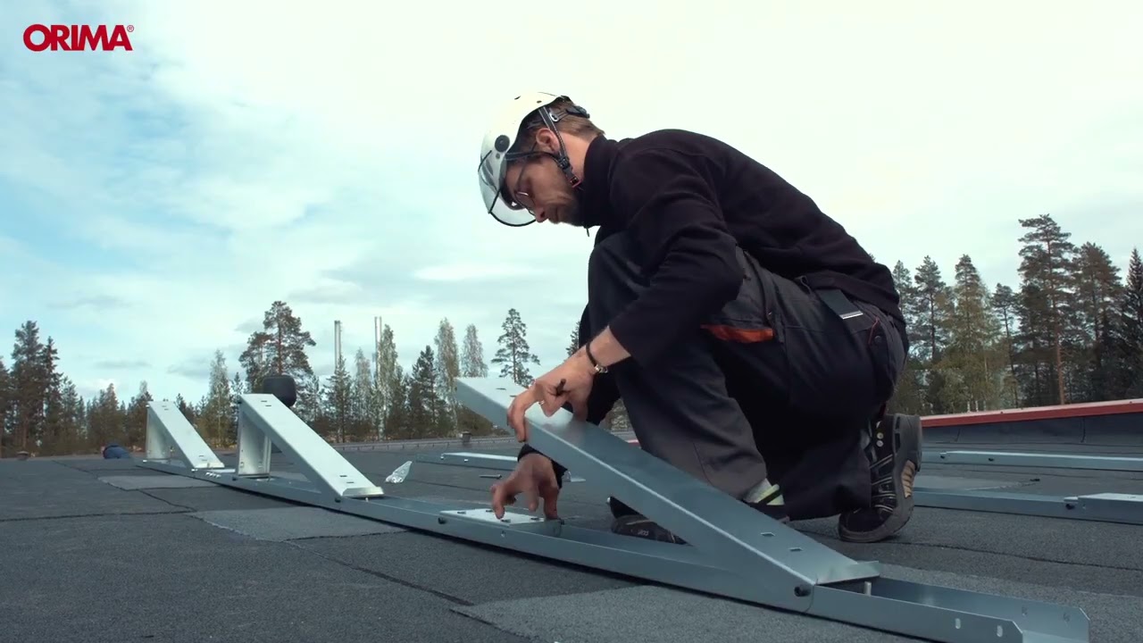 PV lamekatuse kinnitusalus ALFA 15&deg;