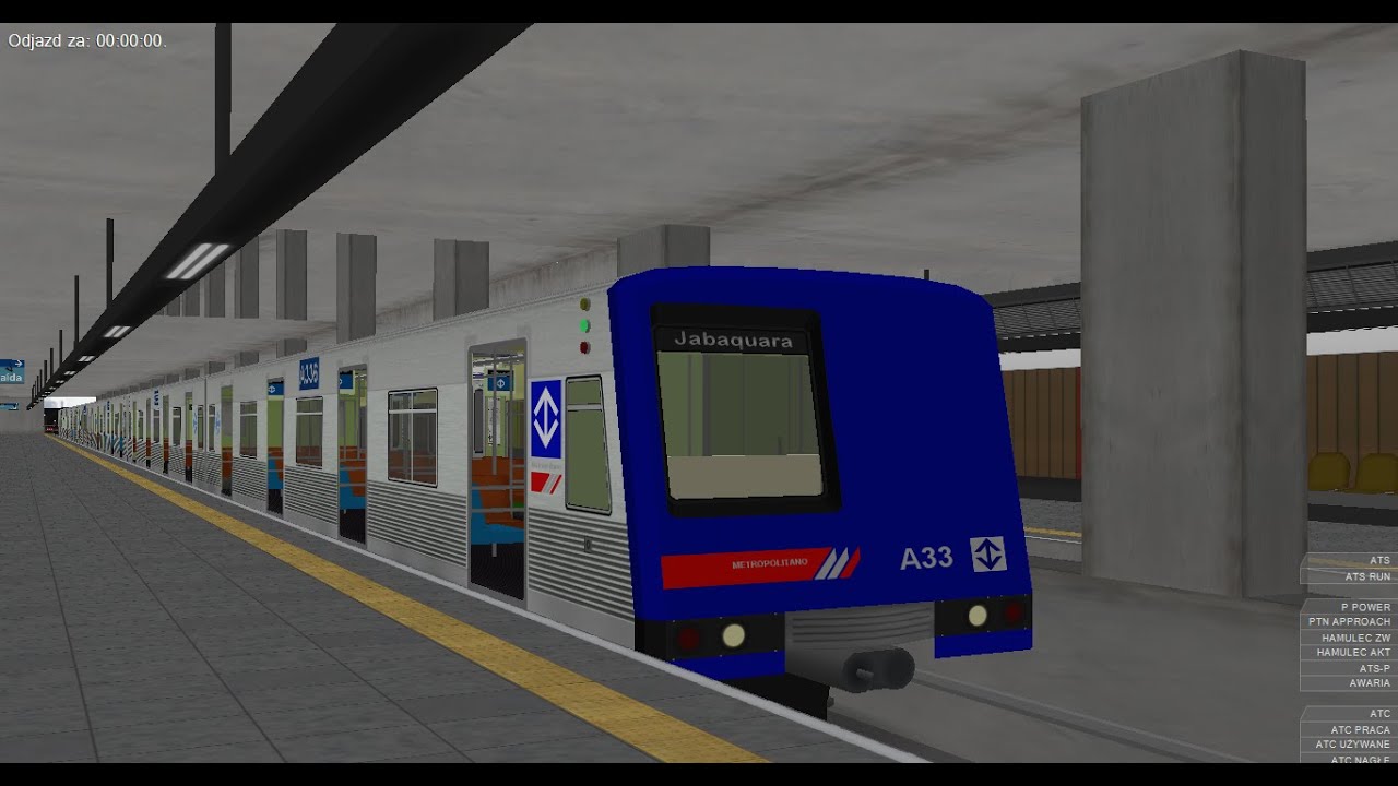 OpenBVE - Metro S&atilde;o Paulo Line 1