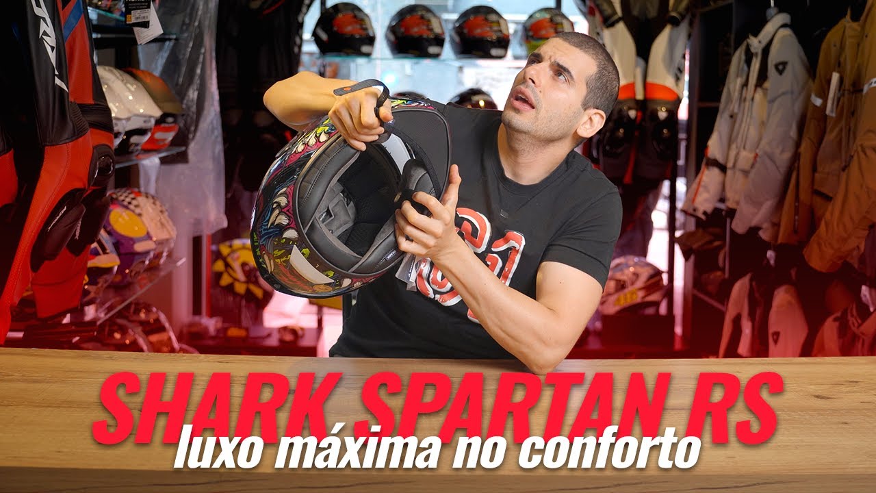 CAPACETE SHARK SPARTAN RS É UM LUXO DE CONFORTO | MOTOSPRINT TV