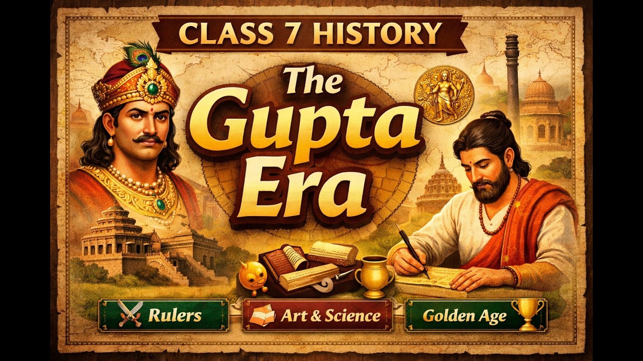 Class 7 History Chapter 7 &ndash; The Gupta Era | Golden Age of India | NCERT Summary