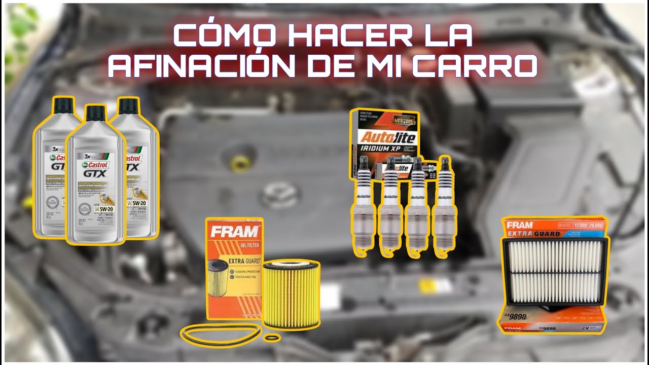 COMO HACER LA AFINACIÓN DE MI CARRO 🚗 MAZDA 3