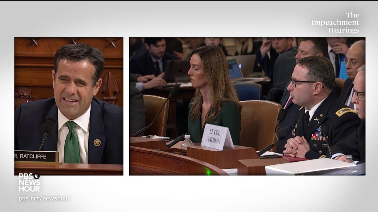 WATCH: Rep. Jordan criticizes Vindman for discussing Trump Ukraine call | Trump's first impeachment