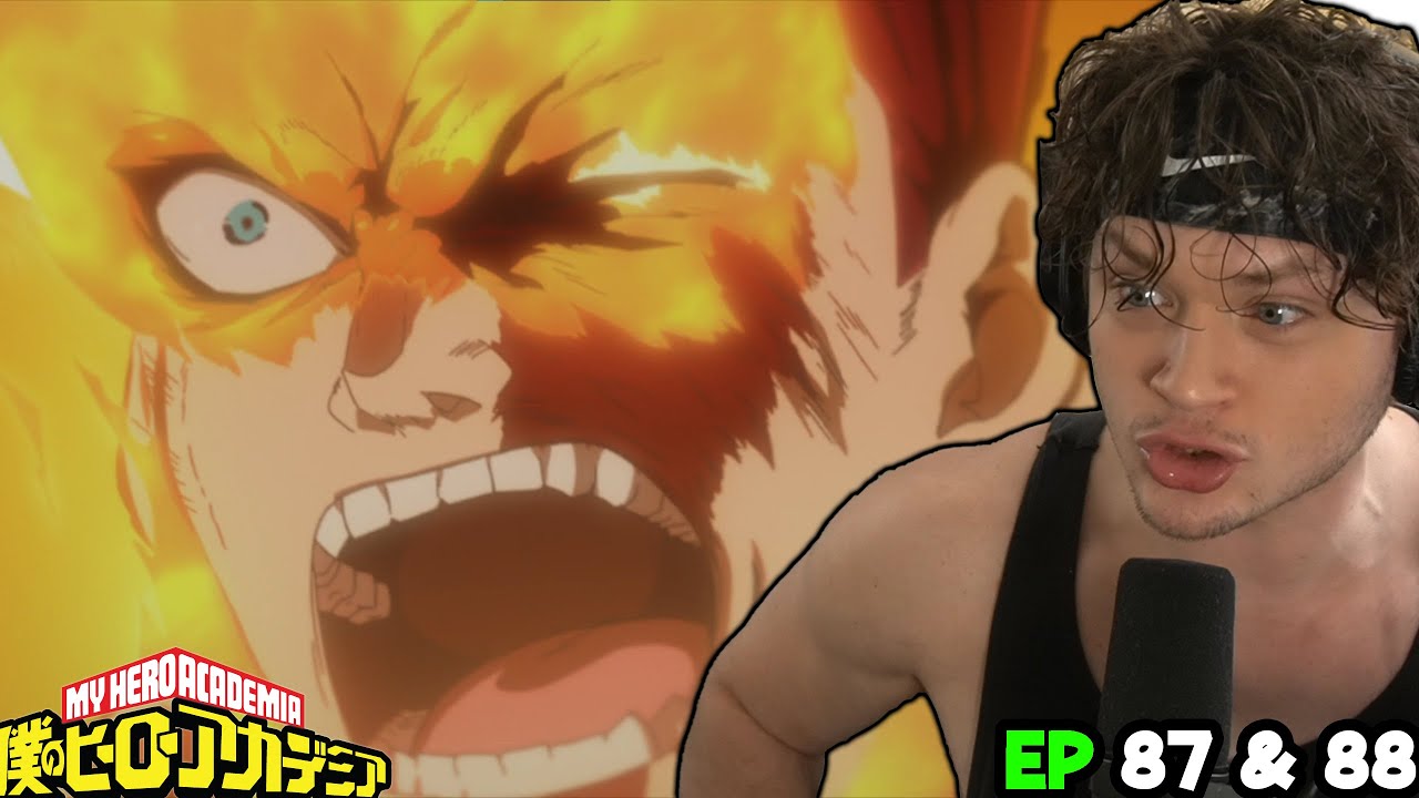 ENDEAVOR GOES PLUS ULTRA! || ENDEAVOR VS NOMU! || My Hero Academia Episodes 87 & 88 Reaction!
