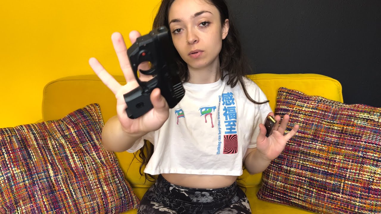 ASMR Intense Ruger LCP .380 Gun Sounds With Whispering Magazine Tapping & Mouth Sounds