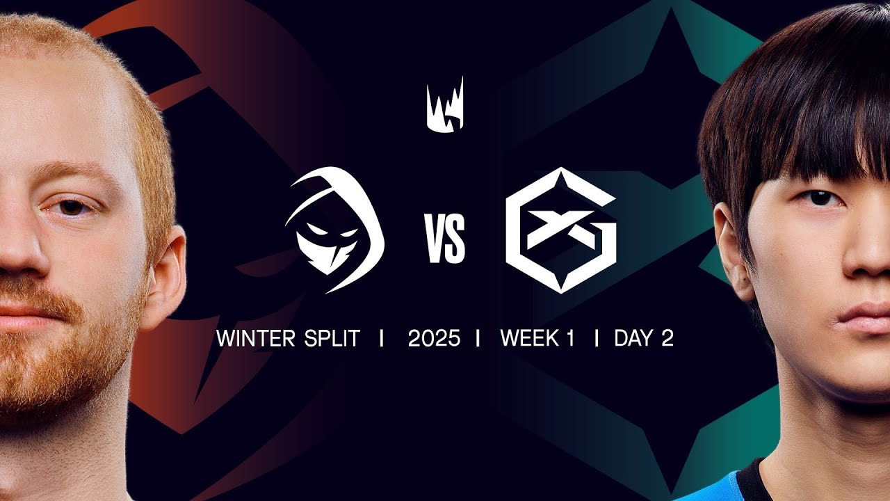 RGE v GX | 2025 LEC Winter | Week 1 Day 2 | Rogue vs. GIANTX