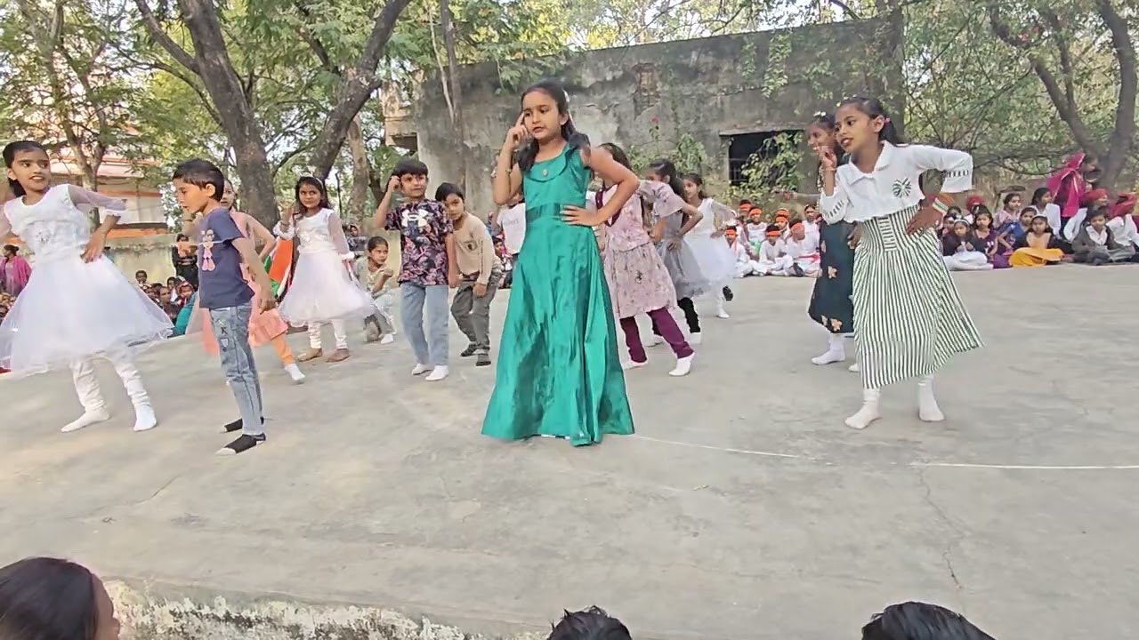 ૭૭ મો પ્રજાસત્તાક દિન.વધાસર પ્રાથમિક શાળા સાંસ્કૃતિક કાર્યક્રમ.ડાન્સ- બમ બમ બોલે..૨૬ જાન્યુઆરી ૨૦૨૬