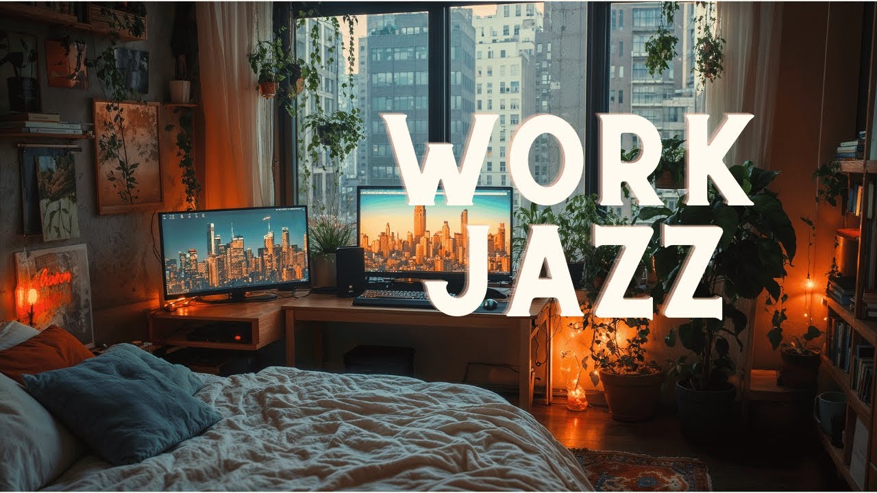 Work Jazz & Coding Session | Chill Jazz Music for Deep Focus, Study, Programming & Productivity