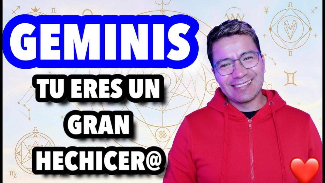 GÉMINIS ♊️ ERES UNA BRUJA Y BRUJO BLANCO ❤️ TRAES LUZ