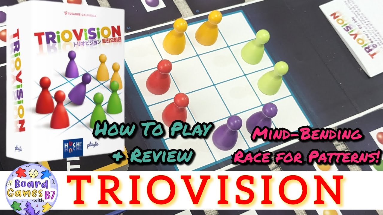 Triovision Board Game, Playte, How To Play, Review