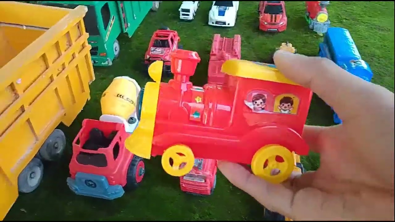 REVIEW MOBIL TRUK TRONTON PANJANG PENUH MOBIL MOBILAN OLENG,MOBIL POLISI,MOBIL BALAP, EXCAVATOR