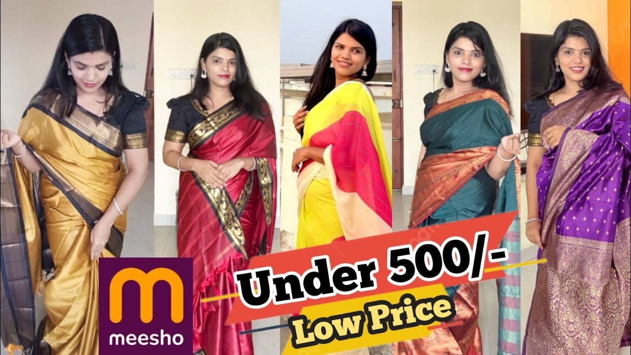 5 AMAZING Sarees I Bought From Meesho Sale| Meesho Saree Haul in Tamil
