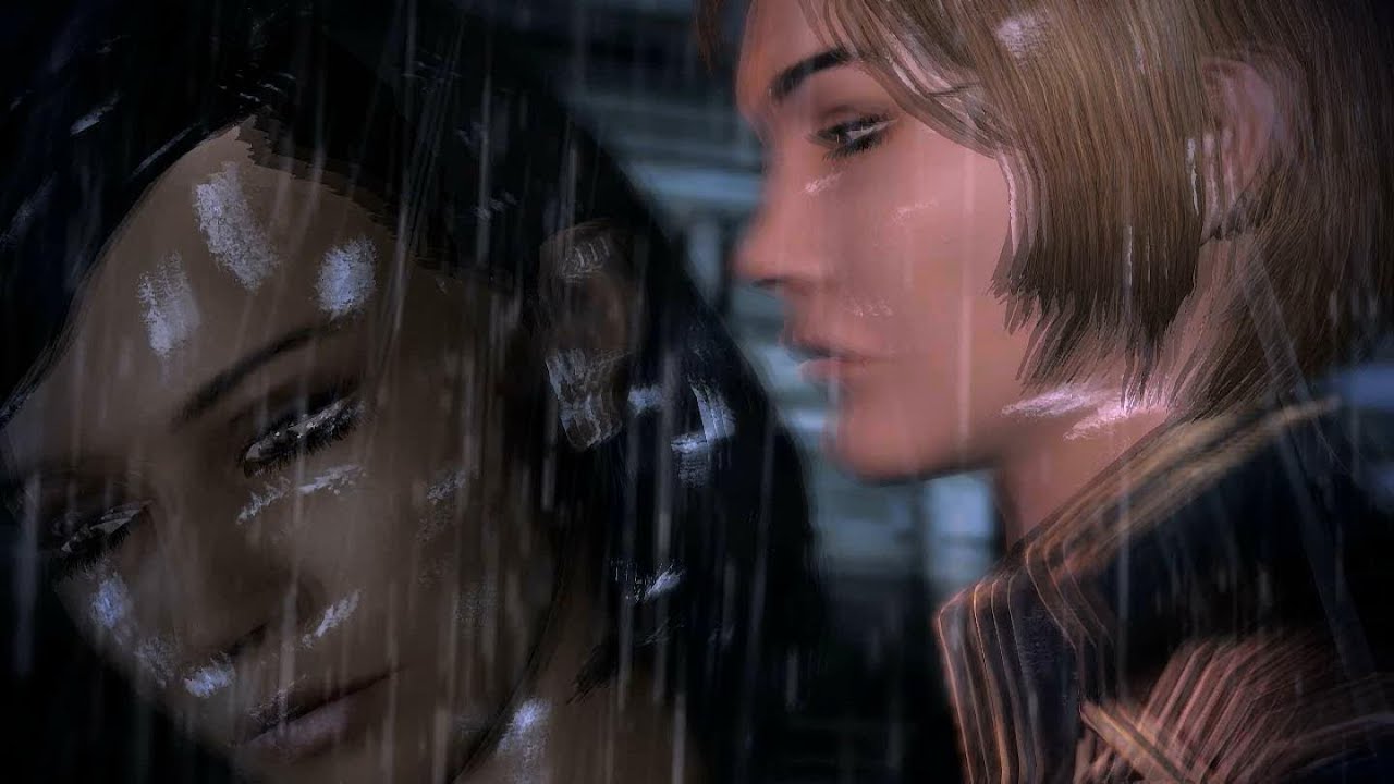Mass Effect 3 walkthrough part 53 - Femshep and Samantha Traynor shower romance scene