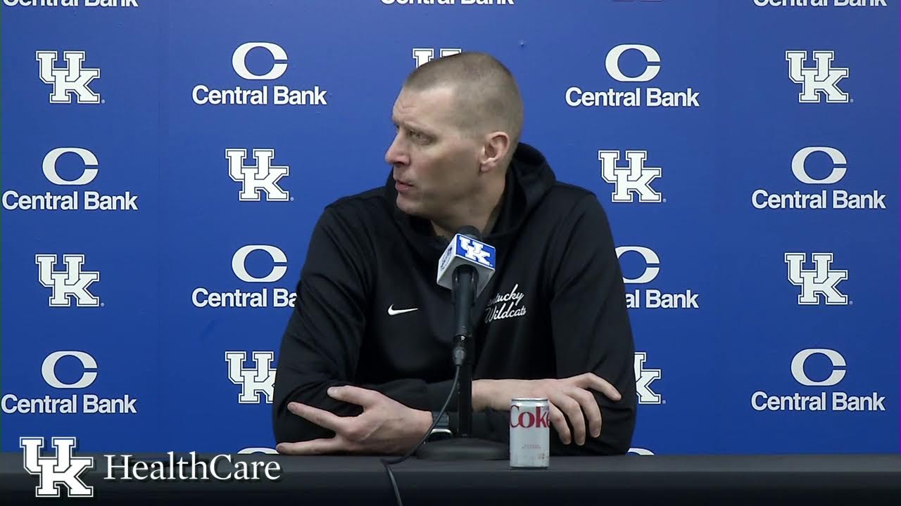 Coach Pope - Pre-SEC Tournament Press Conference presented by UKHealthCare