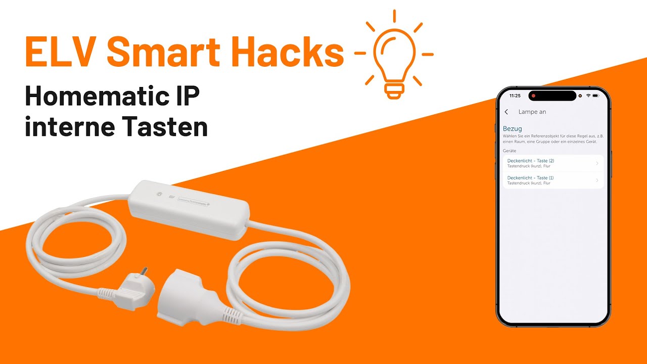 Homematic IP interne Tasten - ELV Smart Hacks