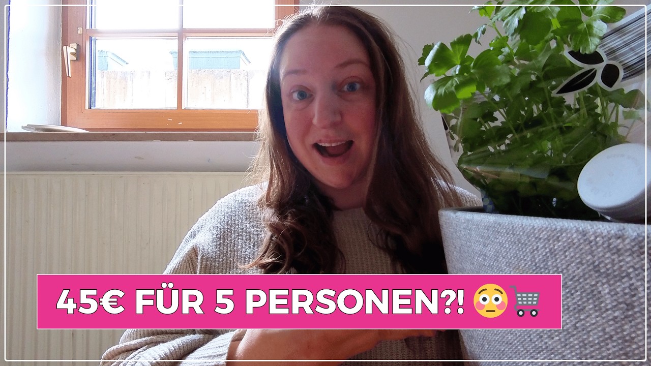 45€ Wocheneinkauf für 5 Personen 😱 Lidl & Netto + Rettertüte spart richtig! | Big Mary